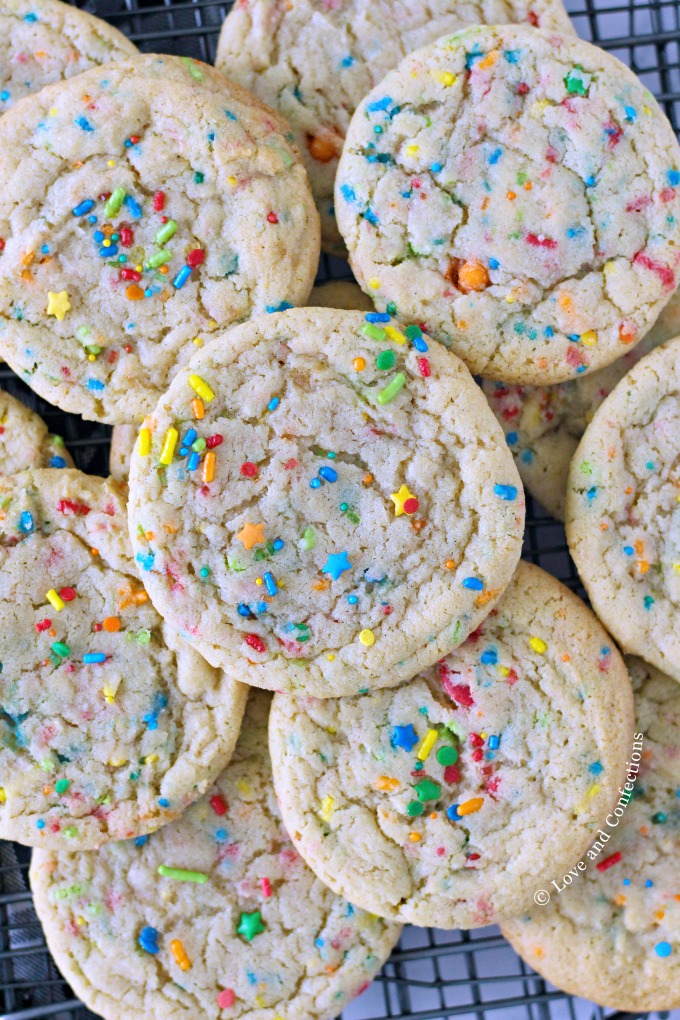 Back-to-School Sprinkle Sugar Cookies