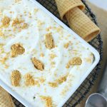 No-Churn Cheesecake Ice Cream with Graham Cracker Crust