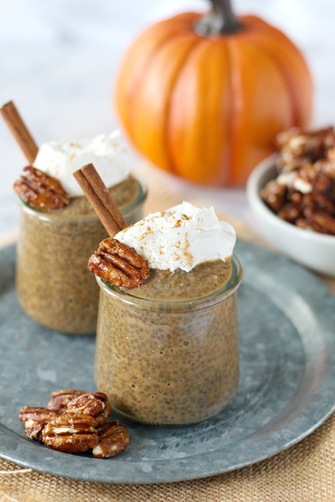 Pumpkin Spice Latte Chia Pudding