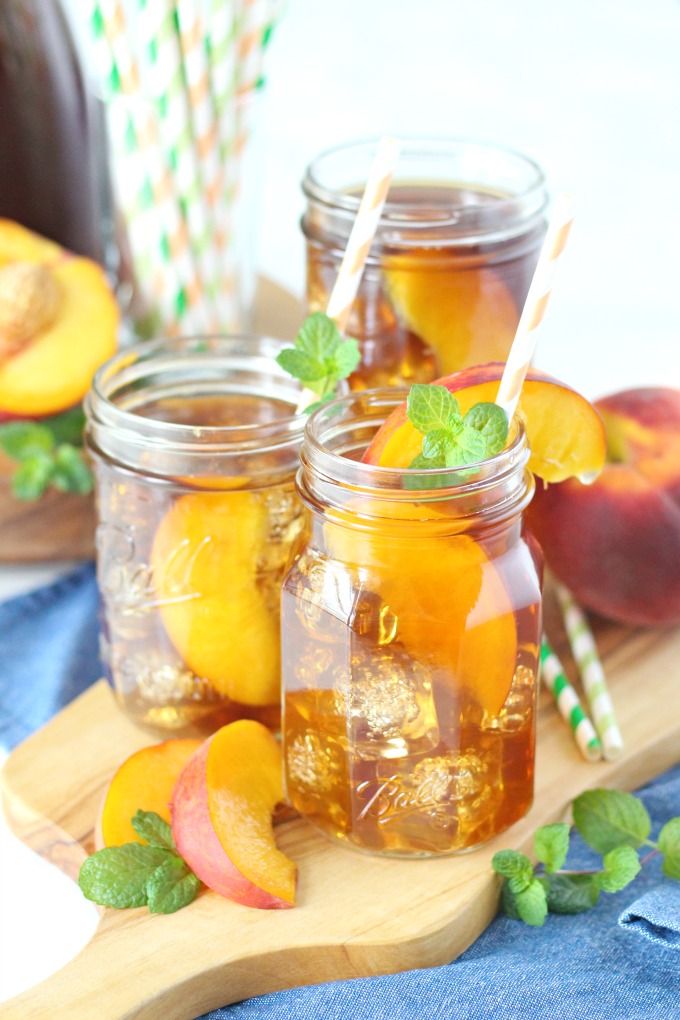 Bourbon Peach Sweet Tea