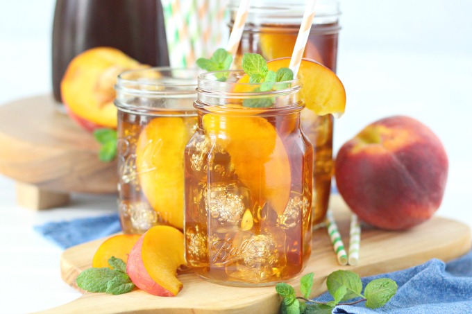 Bourbon Peach Sweet Tea