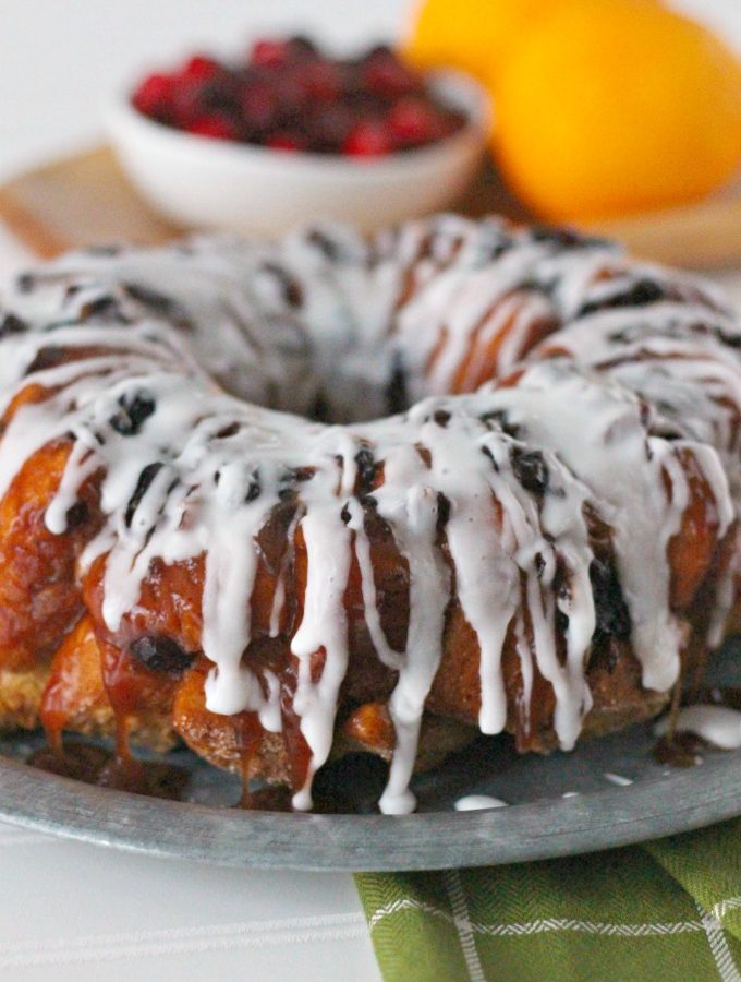 Easy Cranberry Orange Monkey Bread