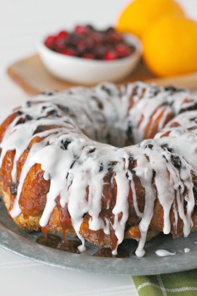 Easy Cranberry Orange Monkey Bread